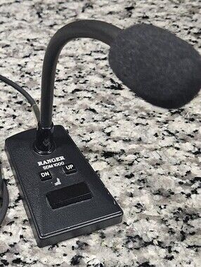 RARE Ranger SDM-1000 Amplified Base Microphone 8 Pin Up/Down Scanning CB Radio